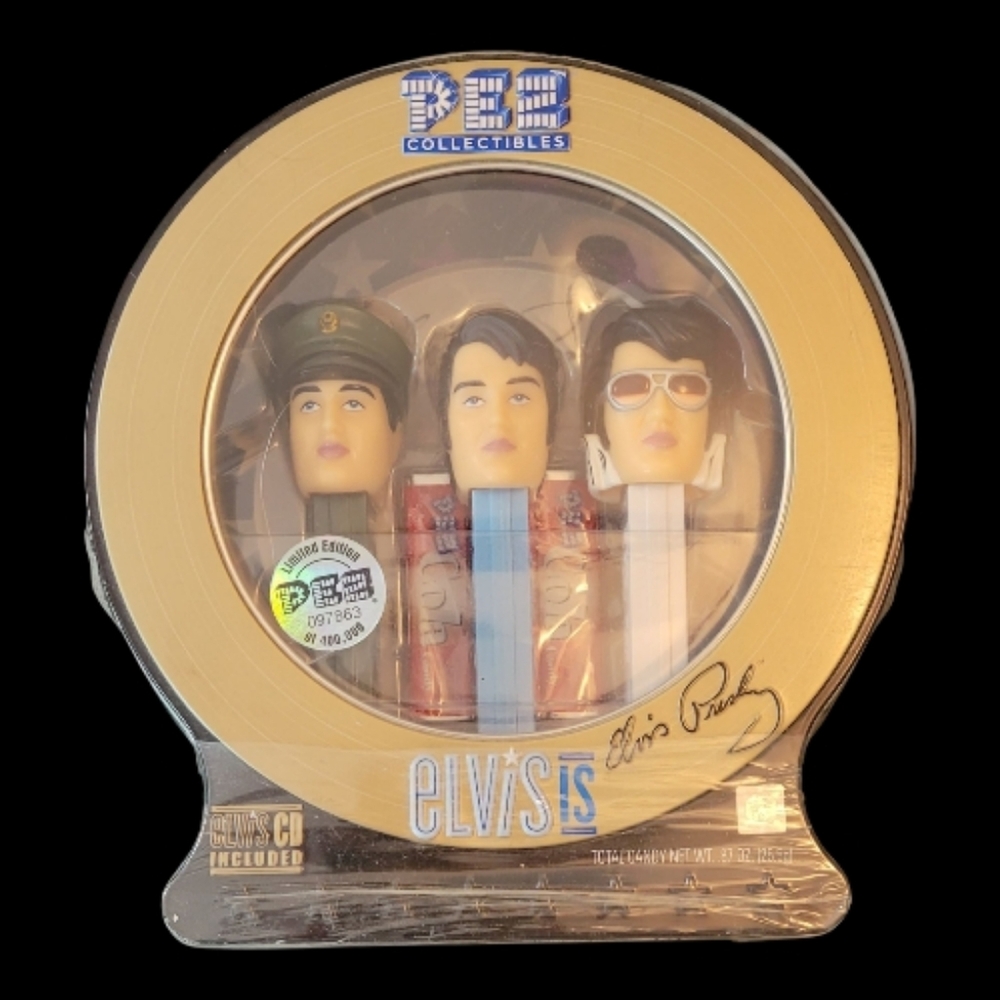 NWOT Sealed 2007 Elvis Presley PEZ Collectibles Set